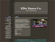 Tablet Screenshot of elitedanceco.com